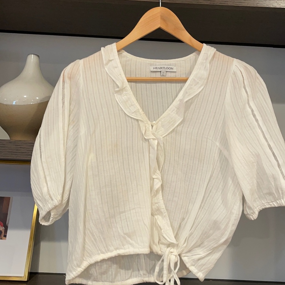 Heart loom top